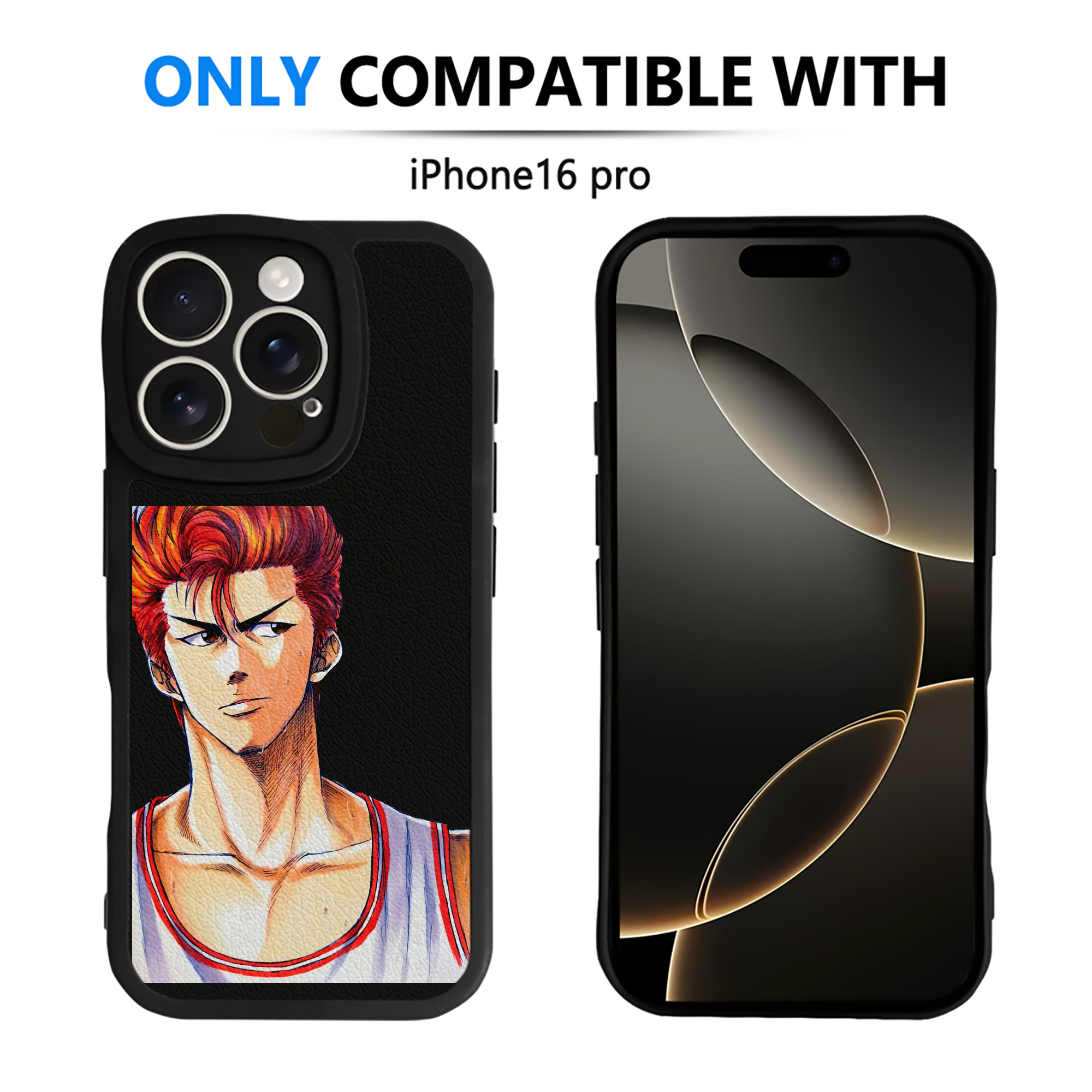（画像用） SLAM DUNK／スラムダンク 【iPhone 16シリーズ対応】シリコンスマホケース（レザー調） 材質：シリコン